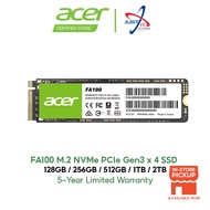 ACER FA100 M.2 NVMe PCIe Gen3 x 4 SSD (256GB 512GB / 1TB)