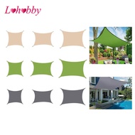 [Lohobby] Fabric Awning Shelter, Waterproof Shade Sail Rectangle Awning Canopy for Patio