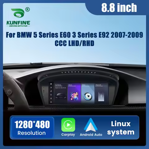 8.8” Car Radio For BMW 3/5 Series E60 E92 2007-2009 CCC System GPS Navigation Multimedia Display Hea