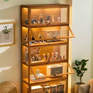 茶色手辦展示櫃樂高亞克力透明仿玻璃化妝品貨架煙櫃陳列櫃擺積木 Cabinets