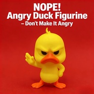 3D Duck Desk DecorEmotional Support Desk Pet | 4 Moods| Mini 2.5cm / Standard 5.5cm | WFH Room Ornam