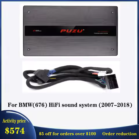 PUZU PZ-X6800S 6ch to 10ch Premium Car Audio DSP Processor Built in 8ch Amplifier Output Power 500W 