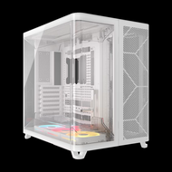 # Corsair AIR 5400 Series - ATX Triple Chamber PC Case - With 3x ARGB / iCUE FANS INCLUDED # [ Black