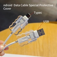 5pcs/10pcs Wave Cable Protector Set, Compatible With Android OPPO/VIVO///Type-C/USB Phone Data Cable