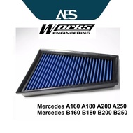 MERCEDES A160 A180 A200 A250 B160 B180 B200 B250 WORKS ENGINEERING AIR FILTER