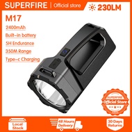 SUPERFIRE M17 LED Flashlight Rechargeable Multifunctional Searchlight Outdoors M17-A Super Bright To