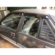 Door visor standard size 8cm PROTON SAGA ISWARA SAGA LMST Sedan Aeroback 1985-2008 window air press 