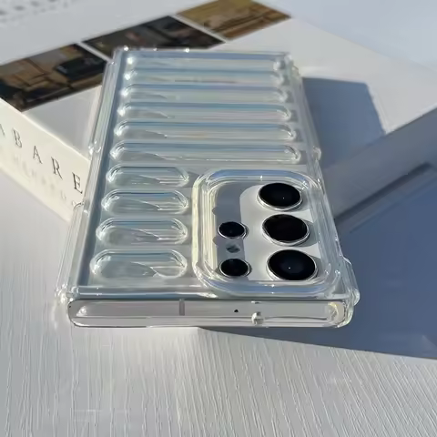 Capsule Air Cushion Shockproof Case For Samsung S25 S24 Ultra S23 Plus S23FE A55 A35 A25 A15 A05S M5
