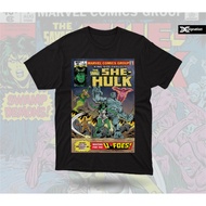 HITAM Designation - Kaos SHE HULK COMICS Premium/Tshirt DISTRO Black marvel AVENGERS superhero Film Tshirt cotton combed 30s keren vintage