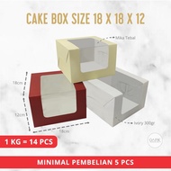 Cake Box 18x18x12, Large Cake Box, Thick Cake Box, 18x18 Cake Box