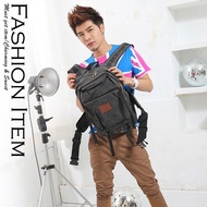 AOKANA Okana Trendy Fashion Washed Canvas Vest Style Backpack