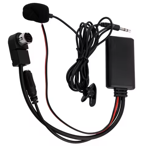 Car Bluetooth 5.0 AUX Audio Adapter Cable For Alpine INA-N333RS/RRS CDA-9812RB CDA-9852RR/RB CDA-985