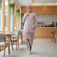 Setelan kebaya wisuda modern hijab remaja style modis Tile payet high quality terbaru / Kebaya encim