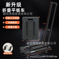 Foldable Shopping Cart for Home Use, Portable Flatbed Cart for Shopping, Grocery, and Delivery I11A