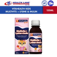 VITAHEALTH KIDS MULTIVITS + LYSINE & INULIN (120ML) | nutritional syrup
