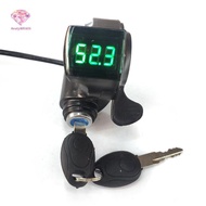 [beaty-t] 12V/24V/36V/48V/60V/72V Throttle Ebike With Battery Power Display Thumb Grips