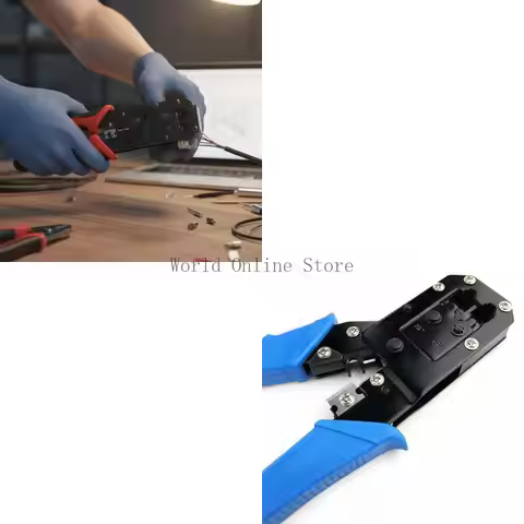 Multifunctional RJ45 RJ11 Crimping Tool Ethernet Networking LAN Cable Crimper Cutter Stripper For Ne