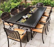 💫燒烤桌BBQ table  戶外  休閒  家庭  電燒  露台 花園  庭院  家用  桌椅組合  戶外桌椅#桌椅組合#燒烤桌