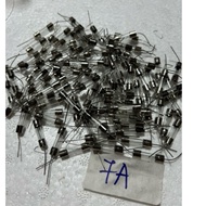10pcs 7A glass tube fuse with 5x200mm pin