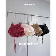 Bling personality high-waisted rhinestone flared skirt - 1994 STORE