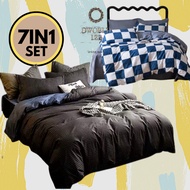 PREMIUM CADAR COMFORTER 5D (7IN1) 100% COTTON BEDSHEET | SHIP SAME DAY