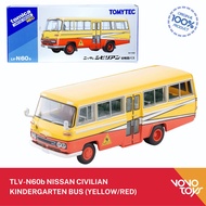 Tomica Limited Vintage TLV-N60b Nissan Civics Kindergarten Bus (Yellow/Red)