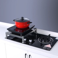 Kitchen Stainless Steel Gas Stove Cover Plate Overcover Induction Cooker Bracket Household Multi-Functional Kitchen Gas Cooker Single-Layer Storage Rack