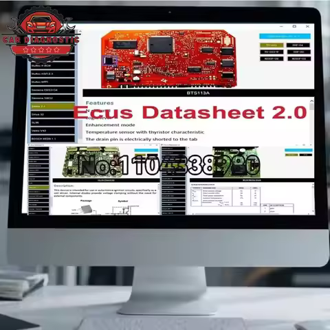 2025 HOT ECU Datasheet 2.0 Automotive Electronic Repairs Software PCB Circuit Diagrams Guide for Bos