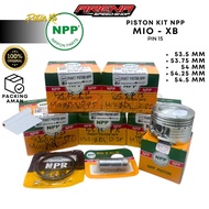 NPP Piston Kit NPP-XB Pin 15 - Piston Piston yamaha mio XB STD 53.5 54 54.5 Pen 15