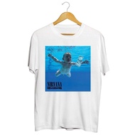 Kaos Nirvana Nevermind Tshirt Band Musik Grunge