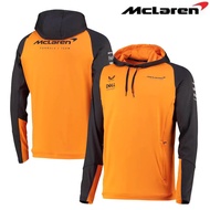 2024 Newest F1 Racing Hooded Sweat +  Mclaren Team F1 Softshell Jacket + Men&Women Spring Long Sleev