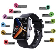 F57L Watch Strap1.9" HD with 30-Day Battery Blood Glucose/BP Monitor 50 Sports Modes IP67 Waterproof