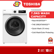 Toshiba Washing Machine (7.5KG/8.5KG/9.5KG) Inverter Front Load Washer TW-BH85S2M(WK) / TW-BH95S2M(WK) / TW-BK105S2M(WK)