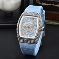 Franck Muller New Product Ladies' collection Series Ladies Quartz Movement Diamond Dial Rubber Strap Fashion Watch