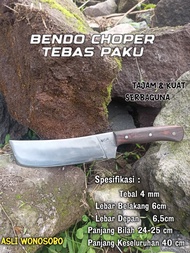 BENDO / GOLOK CHOPPER TEBAS PAKU SERBA GUNA