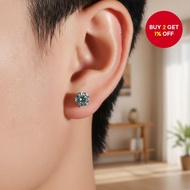 1Ct Mosan Simulant Diamond Snowflake Earrings for Ladies 6-prong Wedding Jewelry  1Ct Mosan Simulant