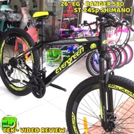 SEPEDA MTB 26 EVERGREEN RANGER 580 24SP STEEL FREEONGKIR JABODETABEK - DIRTHE SHOP