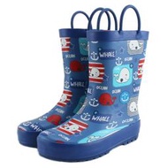 橡膠男女兒童雨鞋韓國小孩鯨魚款防滑雨靴寶寶水鞋四學生套鞋
