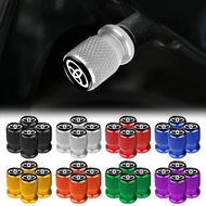 4pcs Aluminum Alloy Threaded Styling Car Tyre Cap Car Wheel Tire Leak-proof Cap for Toyota Camry Cor