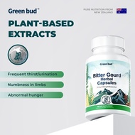 GreenBud1 Bitter Gourd Herbal Capsules Contains Bitter Gourd, Cinnamon, Ginseng and Mulberry Leaf an
