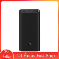 Xiaomi Mi Gen 3 Powerbank 20000mAh Support USB-C Two-way 45W (PD) Qualcomm QC3.0 Fast Charge Power Bank, Compatible with iPhone, iPad, Macbook, Nintendo Switch and More