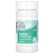 21st CENTURY ONE DAILY ESSENTIAL MULTIVITAMIN MINERAL SUPPLEMENT 100 TABLETS