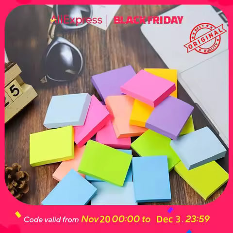 Colorful Sticky Notes - Bright Repositionable Tabs for Study, Office & Reminders post it sticky note