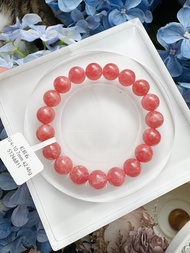 小精品阿根廷橘粉冰種紅紋石10.4-10.7mm42.48g主桃花感情運提升