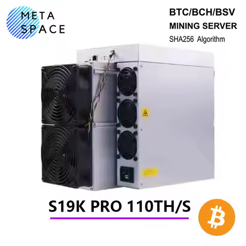 New ASIC Bitcoin Miner Bitmain Antminer S19K Pro 110T S19 90T 86T 82T S19J pro 117T 120T BTC Asic Mi