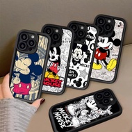 RK63 Mickey Mouse hp Plating Casing for Infinix ITEL Tecno HOT Smart Spark POP Pova 1S P55 20Pro GO 