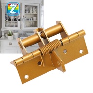 ZILUOLAN Spring Loaded Hinge, Automatic Closing 4 Inches Self Closing Door Hinge, Multifunctional ye