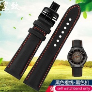 ☑ สำหรับ Mido Commander Series สายนาฬิกาไนล่อน Citizen City Leather Bracelet