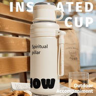 Portable Outdoor Camping Hiking Double-Walled Vacuum Flask, 316 Stainless Steel Insulated Tumbler Wi