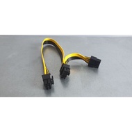 6pin to Dual 8pin (6+2) GPU pcie with Pure copper cable